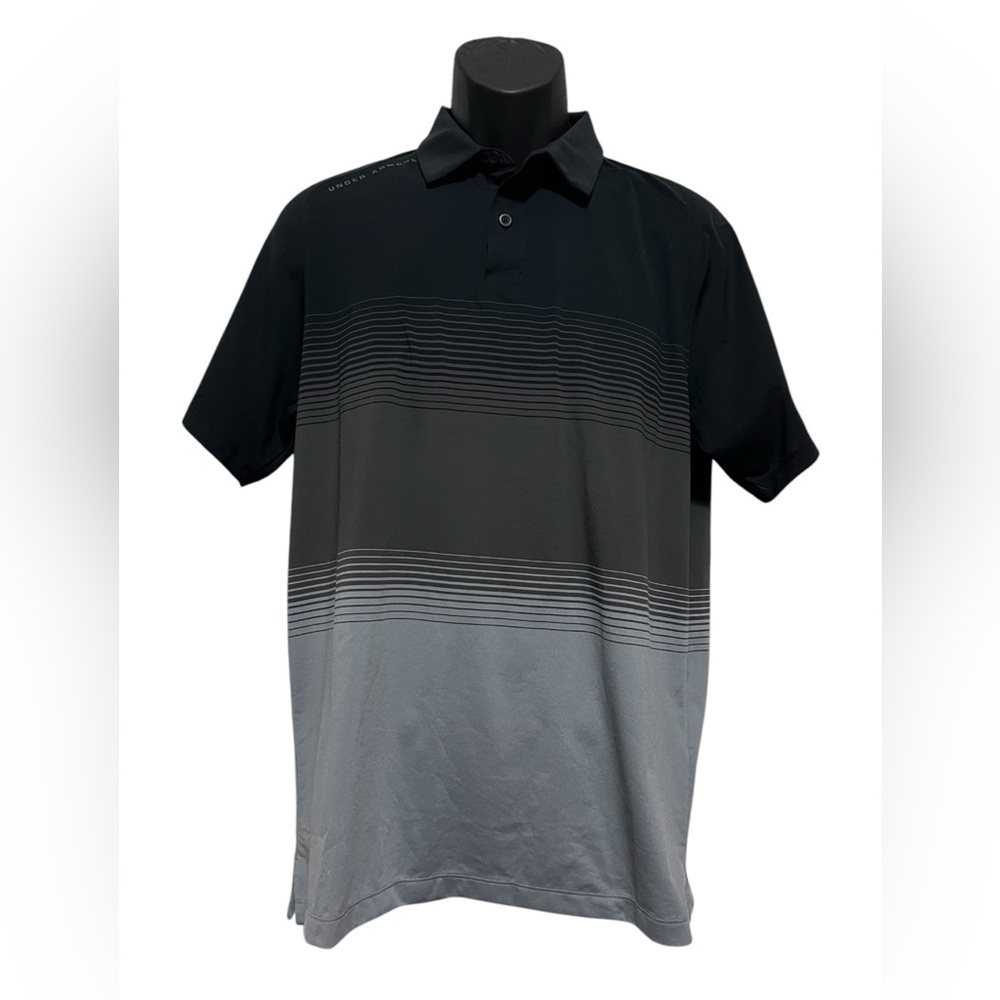 NWT Under Armour Men’s Size M Golf Polo Shirt Heat Gear Technology